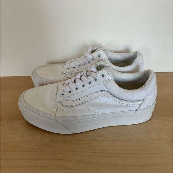 White platform vans - Picture 2 of 6